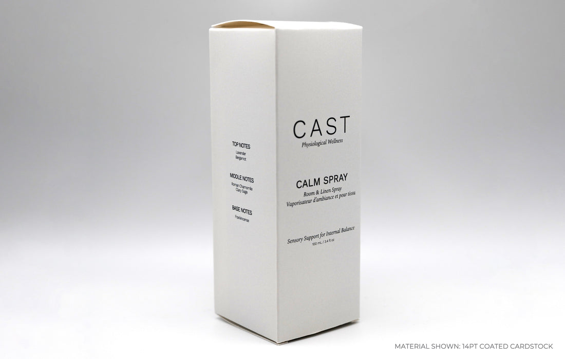Custom box being measured for size