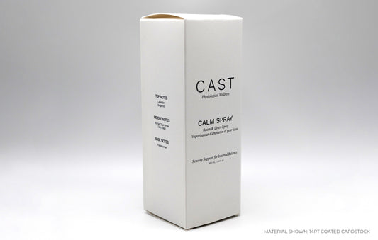 Custom box being measured for size