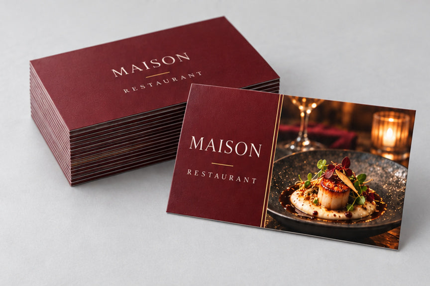 Custom printed business cards