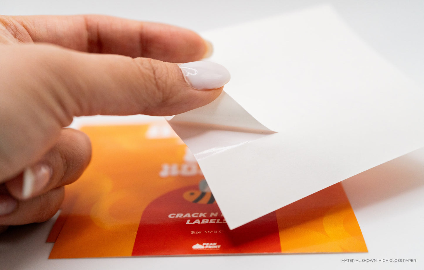 Crack-N-Peel Stickers