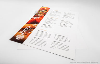 Dine-In Menus