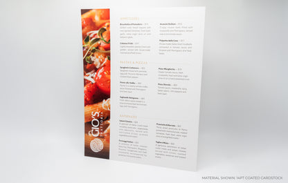 Dine-In Menus