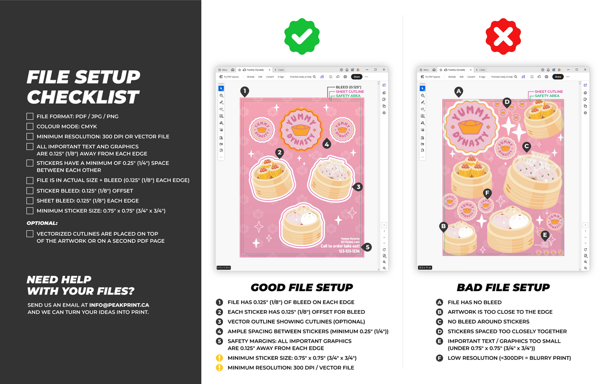 Kiss-Cut Sticker Sheets
