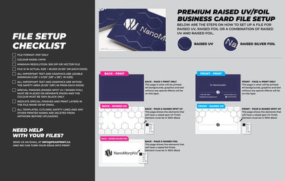 Premium Raised Spot UV/Foil
