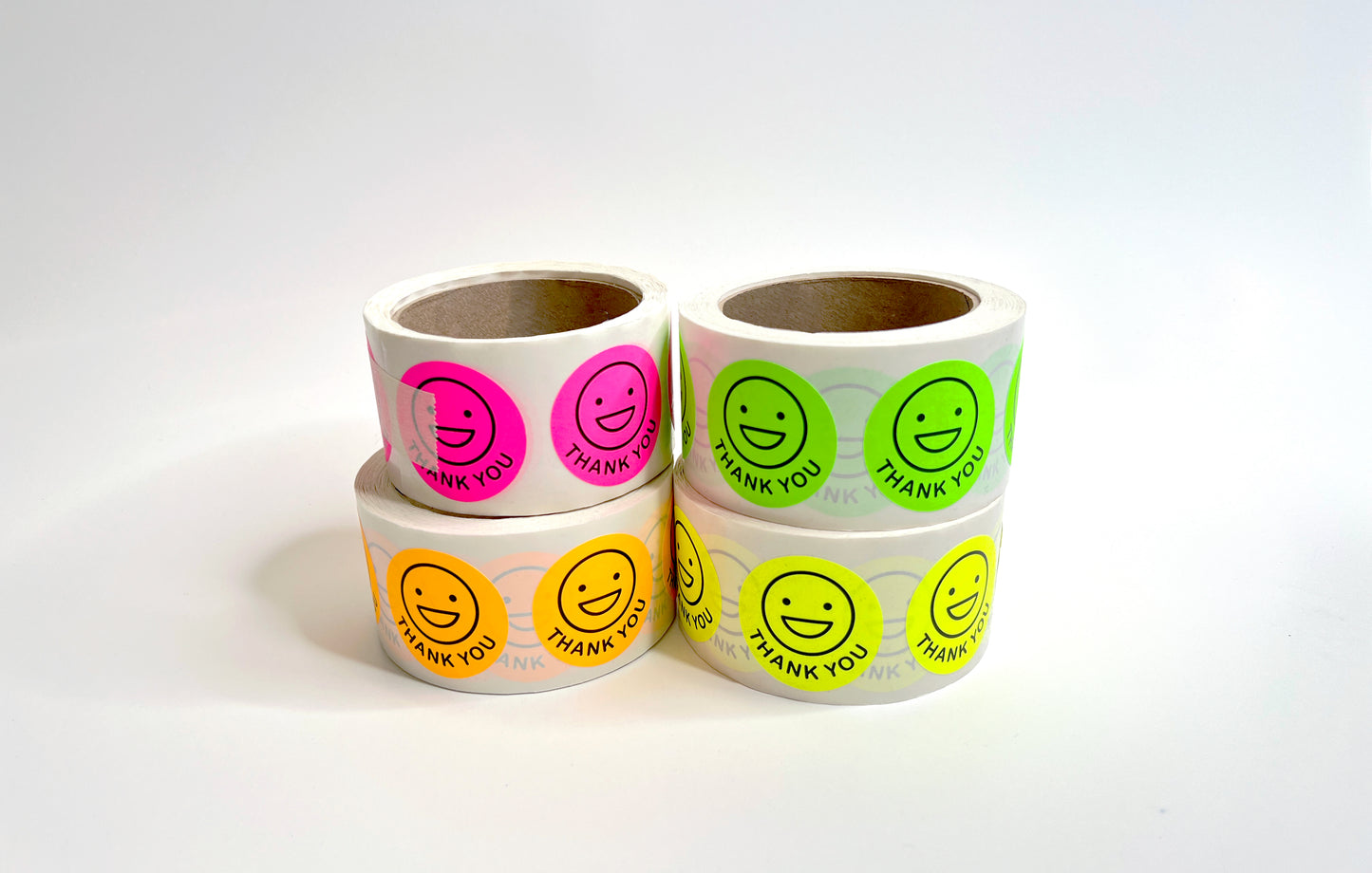 Fluorescent Roll Labels