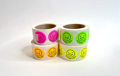 Fluorescent Roll Labels
