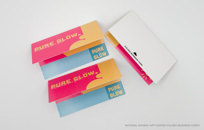 Folded Business Cards