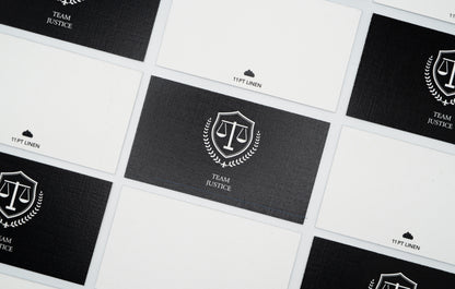 Linen Business Cards