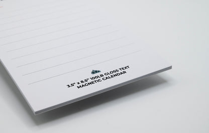 Magnetic Monthly Calendar Pads