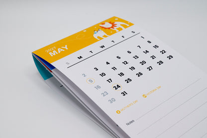Magnetic Monthly Calendar Pads