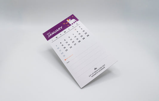 Magnetic Monthly Calendar Pads