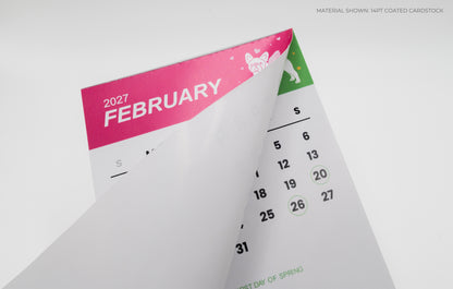Magnetic Monthly Calendar Pads