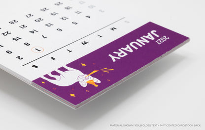 Magnetic Monthly Calendar Pads