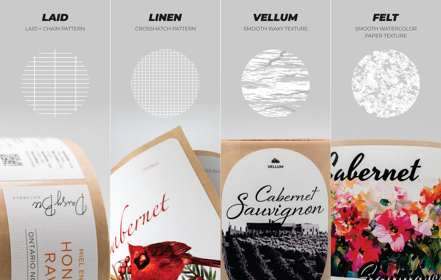 Textured Roll Labels