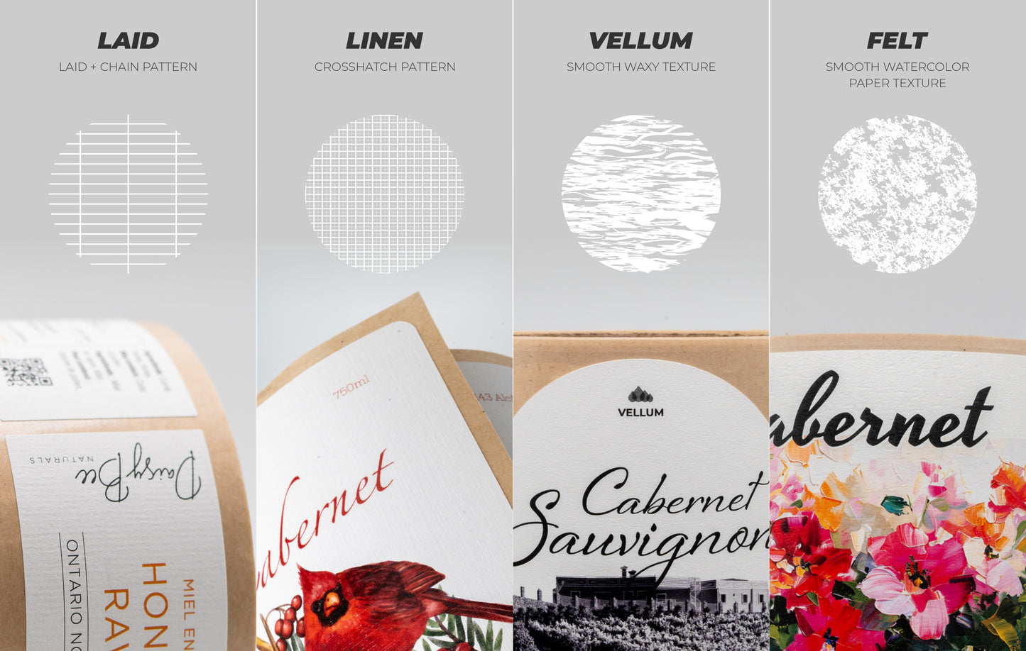 Textured Roll Labels